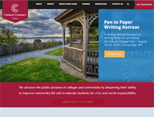 Tablet Screenshot of indianacampuscompact.org